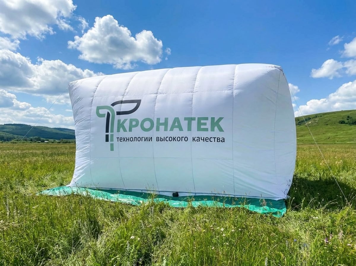 Бескаркасная надувная палатка Кронатек